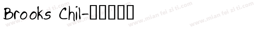Brooks Chil字体转换